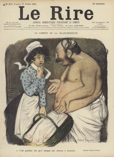Ilustrace pro Le Rire od Jules Abel Faivre