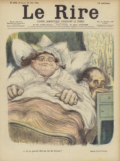 Ilustrace pro Le Rire od Jules Abel Faivre