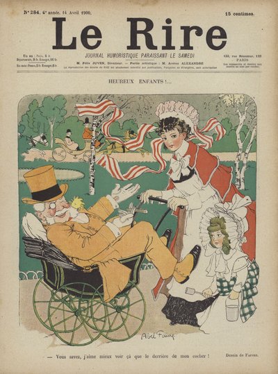 Ilustrace pro Le Rire od Jules Abel Faivre