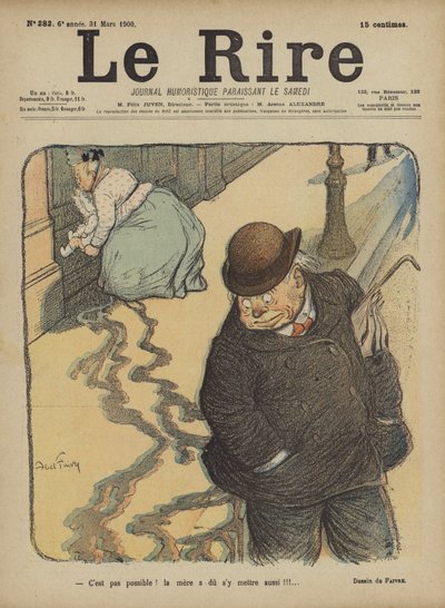 Ilustrace pro Le Rire od Jules Abel Faivre