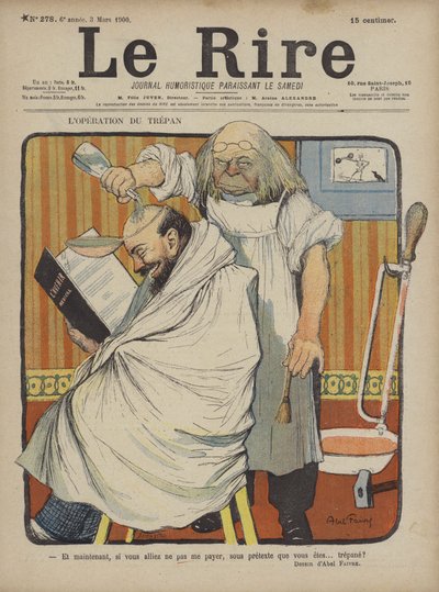 Ilustrace pro Le Rire od Jules Abel Faivre