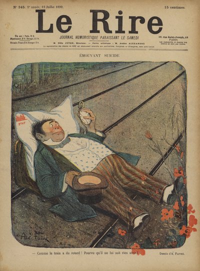 Ilustrace pro Le Rire od Jules Abel Faivre