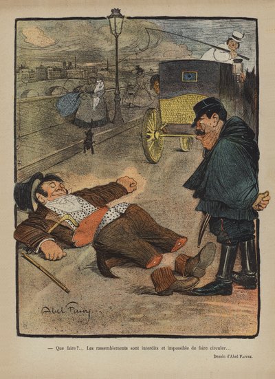 Ilustrace pro Le Rire od Jules Abel Faivre