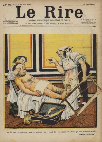 Ilustrace pro Le Rire od Jules Abel Faivre