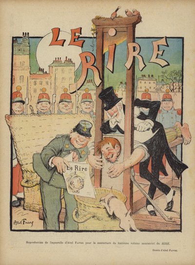 Ilustrace pro Le Rire od Jules Abel Faivre