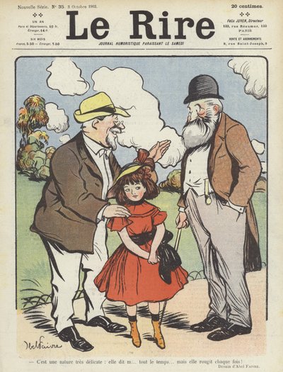 Ilustrace pro Le Rire od Jules Abel Faivre