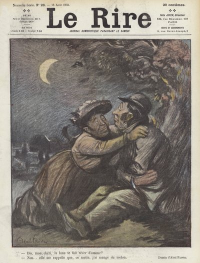Ilustrace pro Le Rire od Jules Abel Faivre