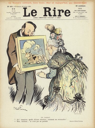 Ilustrace pro Le Rire od Jules Abel Faivre