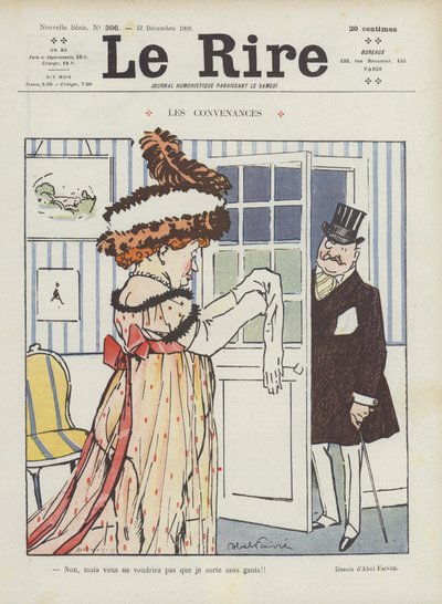 Ilustrace pro Le Rire od Jules Abel Faivre