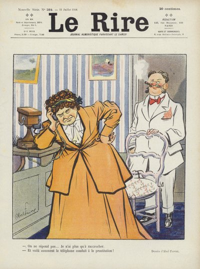 Ilustrace pro Le Rire od Jules Abel Faivre
