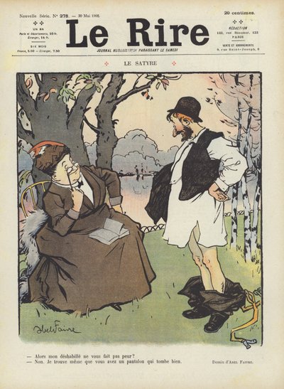 Ilustrace pro Le Rire od Jules Abel Faivre
