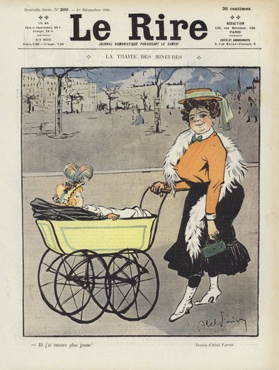 Ilustrace pro Le Rire od Jules Abel Faivre