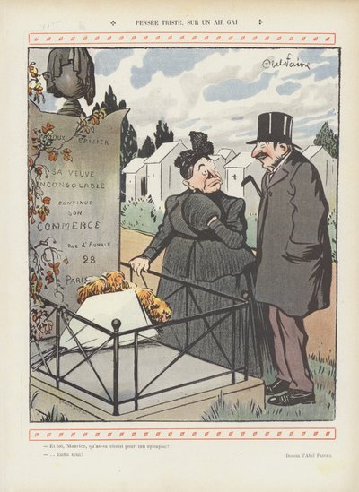 Ilustrace pro Le Rire od Jules Abel Faivre