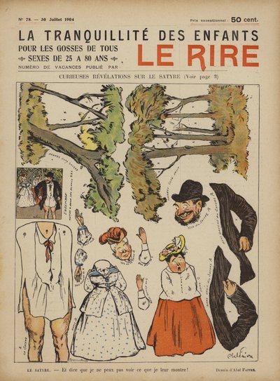 Ilustrace pro Le Rire od Jules Abel Faivre