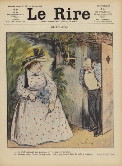 Ilustrace pro Le Rire od Jules Abel Faivre