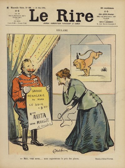 Ilustrace pro Le Rire od Jules Abel Faivre