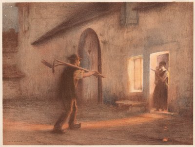 Návrat z polí, 1898-1899. od Jules Alexis Muenier