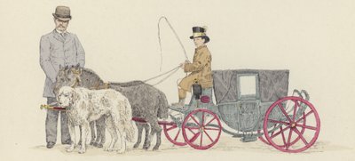 Trpasličí kočár (barva lito) od Jules Arsene (after) Garnier