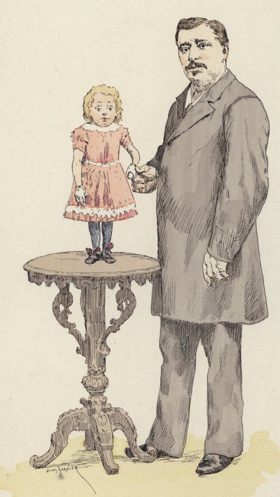 Trpaslík (barva lito) od Jules Arsene (after) Garnier