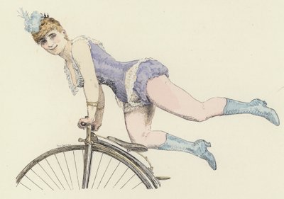 Cyklistický umělec od Jules Arsene Garnier