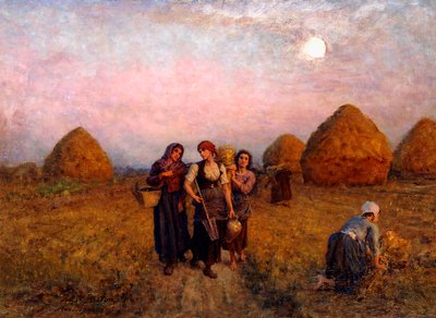 Dawn labour, 1900 od Jules Breton