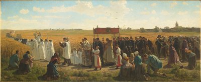 Žehnání pšenice v Artois od Jules Breton