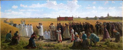 Žehnání pšenice v Artois od Jules Breton