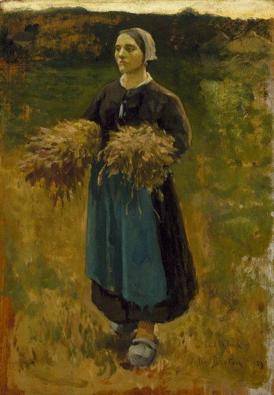The Gleaner, 1859 od Jules Breton