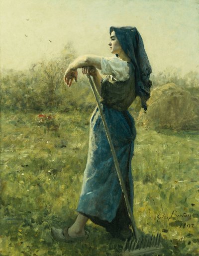 The Harvester, 1892 od Jules Breton