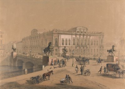 Palác Beloselsky-Belozersky v Petrohradě od Jules Charlemagne