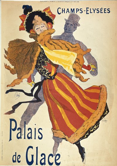 Reklama na Ledový palác na Champs-Elysées od Julese Chereta od Jules Cheret