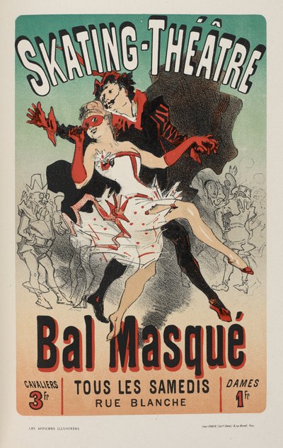 „Ilustrované plakáty. Práce zdobená...“, Ernest Maindron od Jules Cheret