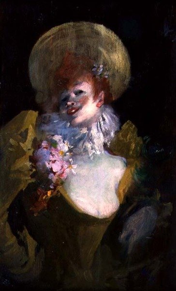 The Star, kolem roku 1895 (olej na panelu) od Jules Cheret