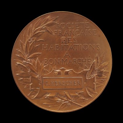 Francouzská společnost pro dostupné bydlení [reverse], 1891. od Jules Clement Chaplain