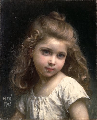Portrét mladé dívky, 1902 od Jules Cyrille Cave