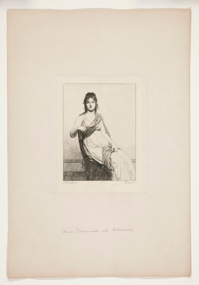 Paní Verninac, n?e Delacroix od Jules David