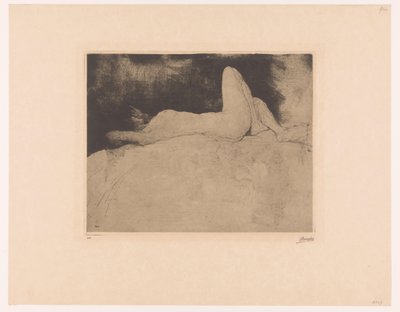 Ležet nahý Nyní (název na objektu) od Jules De Bruycker (signed by artist)