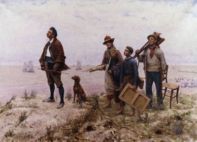 Amatérský malíř; Amatérský malíř, od Jules Denneulin