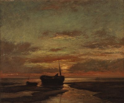 Nizozemsky: Sunset Sunset od Jules Dupré