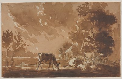 Krajina s dobytkem (recto) od Jules Dupré