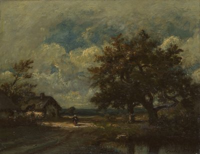 Chata u cesty, Bouřlivá obloha od Jules Dupré