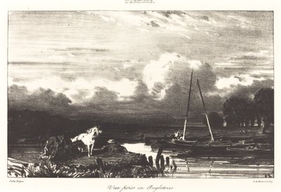 Pohled v Anglii od Jules Dupré