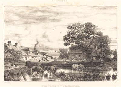 Pohled v Normandii od Jules Dupré