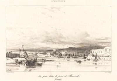 Pohled v přístavu Plymouth od Jules Dupré