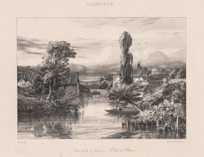 Pohled pořízený v Alençonu Pohled pořízený v Alençonu, 1839. od Jules Dupré