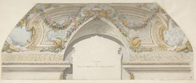 Design pro Hôtel de Trevise, Paříž, druhá polovina 19. století. Tvůrci: Jules-Edmond-Charles Lachaise, Eugène-Pierre Gourdet. od Jules Edmond Charles Lachaise and Eugène Pierre Gourdet