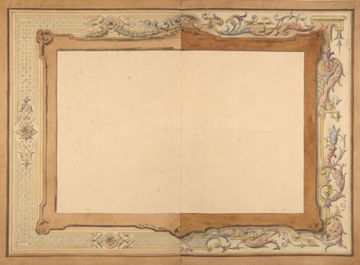 Návrh na strop, druhá polovina 19. století. Tvůrci: Jules-Edmond-Charles Lachaise, Eugène-Pierre Gourdet. od Jules Edmond Charles Lachaise and Eugène Pierre Gourdet