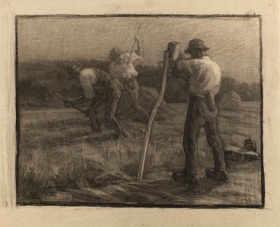 Scéna sklizně od Jules Emile Zingg