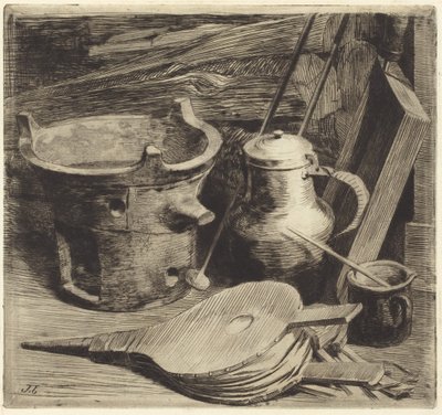 oheň od Jules Ferdinand Jacquemart