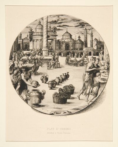 Plat d od Jules Ferdinand Jacquemart